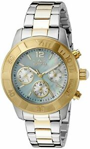【送料無料】腕時計 エンジェルクォーツクロノメートルトーンステンレススチールinvicta womens angel quartz chrono 100m two tone stainless steel watch 21613