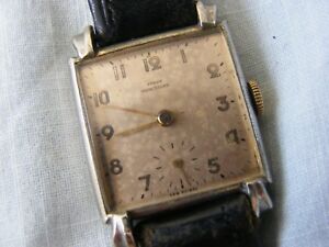 【送料無料】腕時計 スクエアケースラグvery rare 1940s square cased 15 jewels teadrop lugs working order 【送料無料】腕時計 スクエアケースラグvery rare 1940s square cased 15 jewels teadrop lugs working order