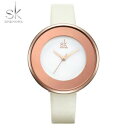 【送料無料】腕時計 ゴールドクォーツクリスマスshengke brand luxury gold watches women leather quartz xmas gifts for her mother