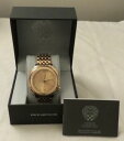 腕時計　ドルビンスステンレススチールベゼルゴールドトーンブレスレット175 nib vince camuto stainless steel bezel gold tone bracelet watch vc1099chgp