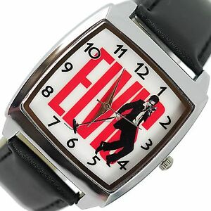 楽天hokushin【送料無料】腕時計　エルビスプレスリーステンレススチールレザースクエアウォッチウォッチelvis presley watch stainless steel leather music king legend square cd watch e2