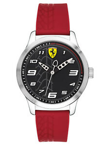 【送料無料】腕時計 スクーデリアフェラーリアールヌーボーscuderia ferrari jugenduhr pitlane 0840019
