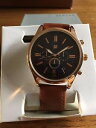 【送料無料】腕時計 メンズスピリットケースブラウンストラップウォッチ mens spirit gold coloured case brown strap wa...
