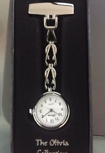 【送料無料】腕時計 レディースコレクションホブホワイトladies genuine olivia collection nurses fob watch white toc06 【送料無料】腕時計 レディースコレクションホブホワイトladies genuine olivia collection nurses fob watch white toc06