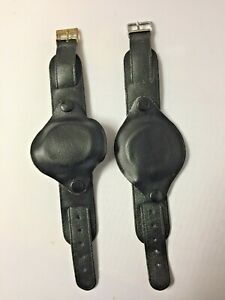 【送料無料】腕時計　ブラックレザーウォッチストラップカバースチールバックル