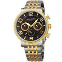 yzrv@}`g[XeXX`[EHb`men039;s akribos xxiv ak917ttg multifunction two tone stainless steel watch