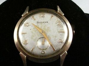 【送料無料】腕時計　ビンテージキャリバーvintage bulova 17j wristwatch caliber 11ac running