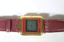 yzrv@NI[cfW^AiOfB[vbhS[hg[EHb`imax quartz digital analog look deep red gold tone watch wristwatch womens