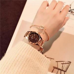 【送料無料】腕時計　ブレスレットファッションブランドローズゴールドクオーツレディースwomen luxury bracelet watch fashion brand rose gold quartz wristwatches ladies d