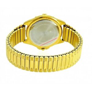 【送料無料】腕時計　メンズゴールドトーンブラックヒルズイーグルラシュモア