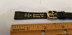 【送料無料】腕時計 ドイツタウンカーフブラックウォッチストラップ