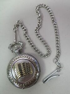 【送料無料】腕時計　ポケットチェーンアメリカ