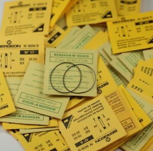 【送料無料】腕時計 ガスケットリングゴムシールバッテリーラージ2x bergeon gaskets 0 rings rubber seal watches quality watch washers battery lrg
