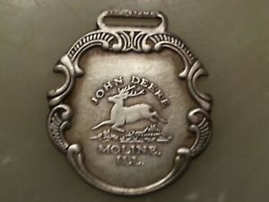 【送料無料】腕時計 ジョンディアフォブオリジナルビンテージスタンプトターモリーンウォッチjohn deere watch fob original vintage, l a stamp tractor moline ill