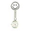 ̵ӻסޥ꡼֥montre infirmire smiley blanc femme chaine argent mymontre