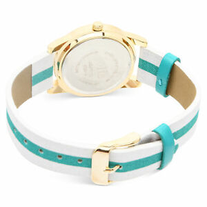 【送料無料】腕時計　ジョリーレディースキャンバスホワイトティールウォッチjolie womens canvas whiteteal watch