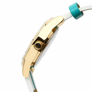 【送料無料】腕時計　ジョリーレディースキャンバスホワイトティールウォッチjolie womens canvas whiteteal watch