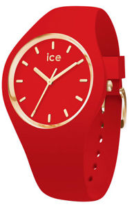 楽天hokushin【送料無料】腕時計　グラムシリコンウォッチice watch 016263 ice glam colour red small silikon rot neu