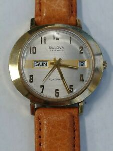 腕時計　ケースヴィンテージウォッチunusual case 1972 bulova 23 jewels selfwinding vintage watch 10k runs
