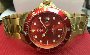 【送料無料】腕時計 ダイバークォーツフェラーリレッドシリーズサイズバーtaucher quarz uhr 30 bar wd massive in ferrari rot neu serie xxl grsse 45mm