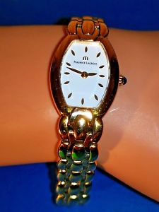 モーリスラクロア 【送料無料】腕時計　モーリスロアレディースゴールドトーンバッテリーladies maurice lacroix gold tone watch ouartz working battery se4012