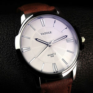 【送料無料】腕時計　ブランドカジュアルビジネスクリスマスyazole men watch brand luxury wrist watch casual business xmas gifts for him son