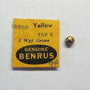 ベンラス 【送料無料】腕時計　イエロークラウンウォッチnos genuine benrus waterproof yellow crown 1595 watch part signed benrus