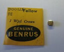 ベンラス 【送料無料】腕時計　イエロークラウン＃タップnos genuine benrus waterproof yellow crown 70011 tap10 watch part signed ***