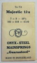 【送料無料】腕時計 マジェスティックサイズメインスプリングウォッチパーツmajestic 12 size mainspring watch part nos(2)