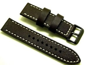 【送料無料】腕時計　ストラップコントラストラグサイズステッチブラックバックル