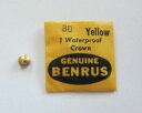 【送料無料】腕時計 クラウンイエローウォッチgenuine benrus bd watch crown yellow waterproof signed benrus