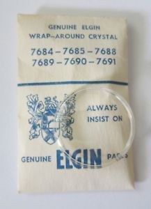 【送料無料】腕時計　クリスタルケースnos genuine elgin wraparound crystal for case 7684,7685,7688,7689,7690,7691