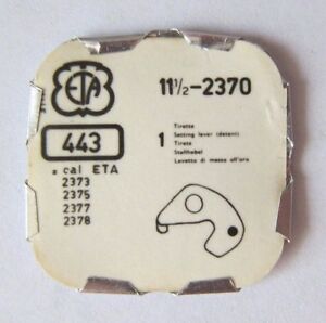 【送料無料】腕時計 レバーウォッチeta 2370 2373 2375 2377 2378 setting lever watch part 443 nos 【送料無料】腕時計 レバーウォッチeta 2370 2373 2375 2377 2378 setting lever watch part 443 nos