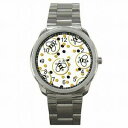 【送料無料】腕時計 ハイブステンレススチールウォッチbumble honey bees hive cute insects beekeeper stainless steel watch(2)