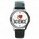 【送料無料】腕時計 i love science biology chemistry teacher teacher leather watch