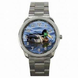 【送料無料】腕時計　マラードダックカラフルステンレススチールウォッチ