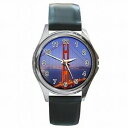 【送料無料】腕時計 サンフランシスコレザーウォッチゴールデンゲートブリッジgolden gate bridge san francisco souvenir leather watch