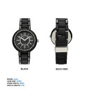 【送料無料】腕時計 ジュネーブプラチナラインストーン geneva platinum rhinestone numeral metal wrist watch 37mm(2)