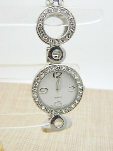 【送料無料】腕時計 シルバーストーンラインストーンクリアサークルファッションクォーツsilver tone clear rhinestone circle fashion watch quartz 725 【送料無料】腕時計 シルバーストーンラインストーンクリアサークルファッションクォーツsilver tone clear rhinestone circle fashion watch quartz 725