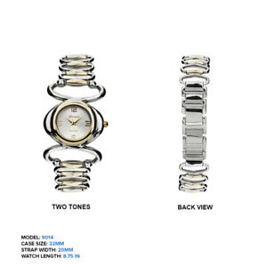 【送料無料】腕時計 ジュネーブプラチナレディースリンクチェーン geneva platinum ladies link chain oval wrist watch 32mm