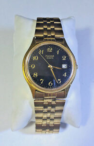 【送料無料】腕時計 パルサーゴールドトーンアナログクォーツカレンダーウォッチpulsar gold tone analog quartz watch with date calendar v5377a20