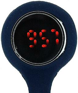 【送料無料】腕時計　デジタルゴムウォッチboxx led digital navy blue rubber infection control nurses fob watch