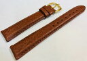 【送料無料】腕時計　ブレスレットマロンbracelet cuir marron 16 mm avec boucle dore