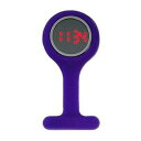 【送料無料】腕時計　デジタルゴムウォッチboxx led digital purple rubber infection control nurses fob watch