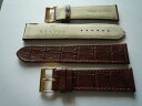 【送料無料】腕時計 ブレスレットメインマロン1 bracelet montre cuir veau fait main marron certus 22mm