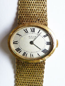 【送料無料】腕時計　アジュールスイスリレーmontre mcanique de femme azur genve suisse swiss fonctionne watch