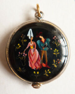 【送料無料】腕時計　pendentif montre de femme belart genve infirmire mcanique mail vers 1950