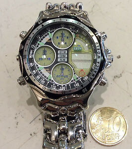 【送料無料】腕時計 ジャマイカヌオーヴォヴェルデpryngeps jamaica world orologio acciaio anni 90 nuovo verde uomo mm 42 【送料無料】腕時計 ジャマイカヌオーヴォヴェルデpryngeps jamaica world orologio acciaio anni 90 nuovo verde uomo mm 42