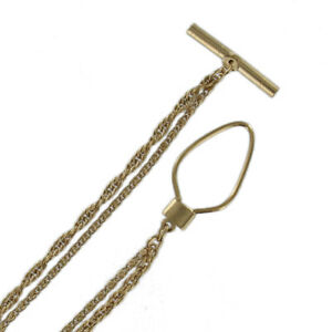 【送料無料】腕時計　メンズヴィンテージベストチェーンダブルゴールドトーンロープペーパークリップmens vintage vest chain 7 double gold tone rope paperclip