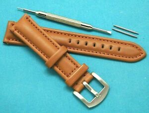【送料無料】腕時計　ブラウンウォッチストラップシルバーバックルスプリングバーリムーバーツール